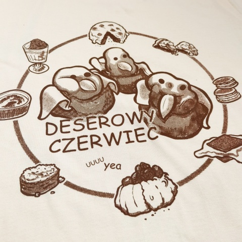 Koszulka Deserowy Czerwiec - Ni mom pojęcia co robie /NMPCR/