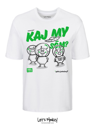 Koszulka KAJ MY SOM? - Szalone Kreski