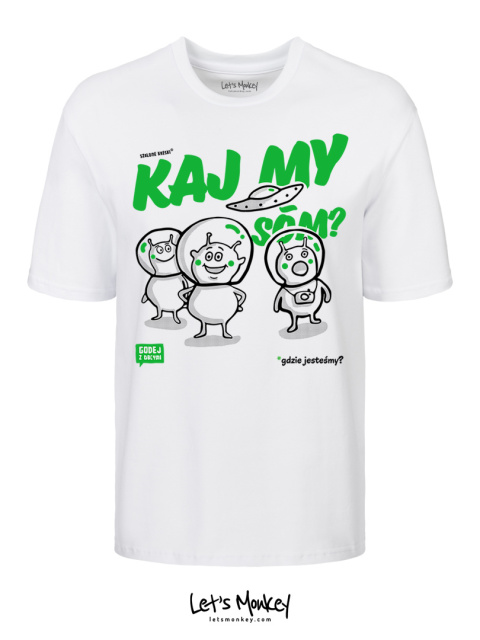 Koszulka KAJ MY SOM? - Szalone Kreski