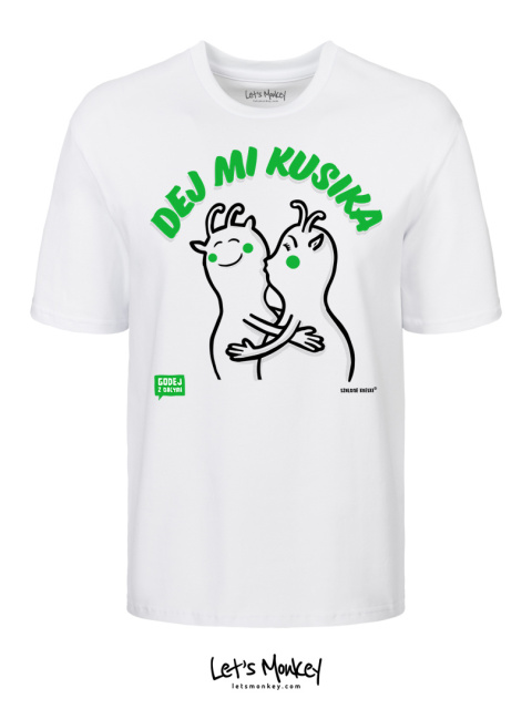 Koszulka DEJ MI KUSIKA - Szalone Kreski