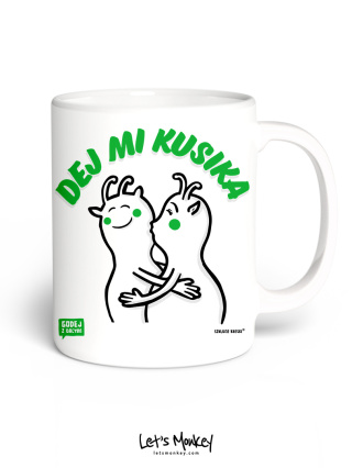 Kubek DAJ MI KUSIKA - Szalone Kreski