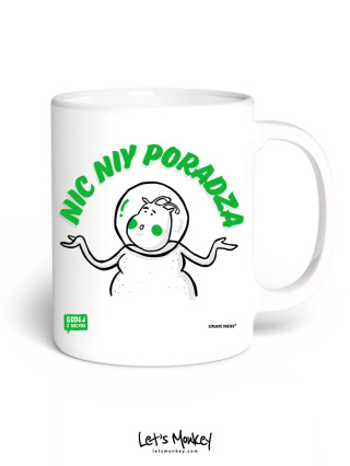 Kubek NIC NIY PORADZA - Szalone Kreski