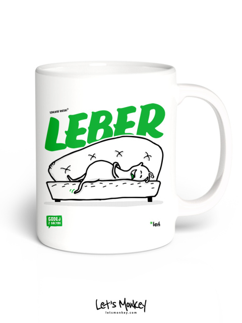 Kubek LEBER - Szalone Kreski