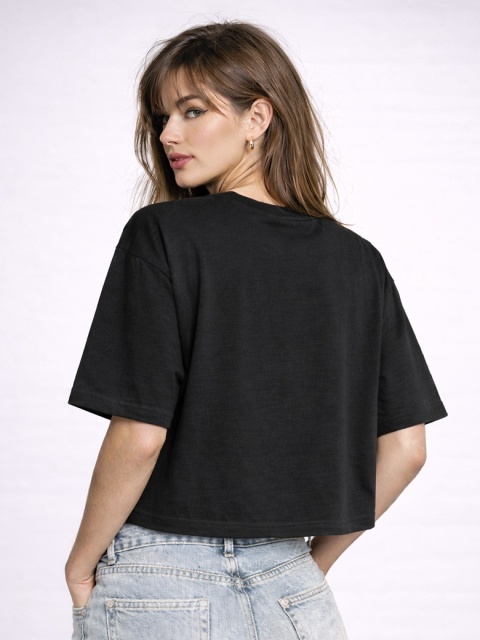 Koszulka BOXY czarna | 303 ESSENTIALS