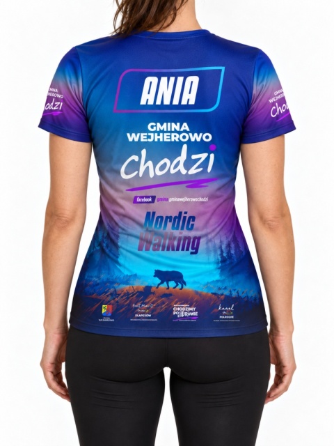 Koszulka techniczna Gmina Wejherowo chodzi