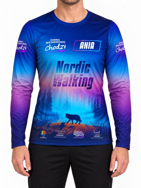 Koszulka techniczna longsleeve unisex - Gmina Wejherowo Chodzi