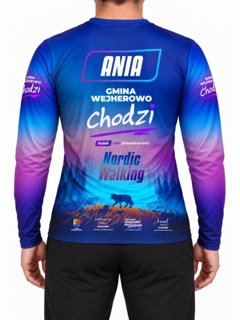 Koszulka techniczna longsleeve unisex - Gmina Wejherowo Chodzi