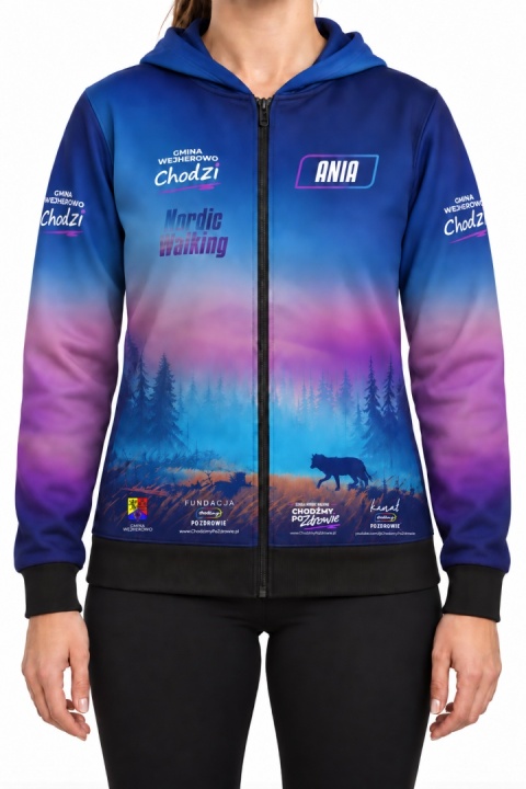 Bluza sportowa z kapturem - Gmina Wejherowo chodzi